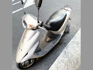 東京都新宿区西早稲田で無料で引き取り処分した原付バイクのホンダ スマートDio