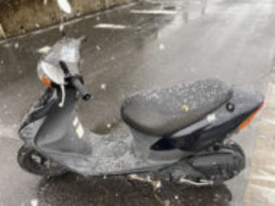 宇都宮市駒生町で原付バイクのスズキ レッツ2を無料引き取り処分と廃車