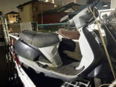 浦安市猫実で原付バイクのホンダ リード90を無料引き取り処分と廃車手続き代行しました