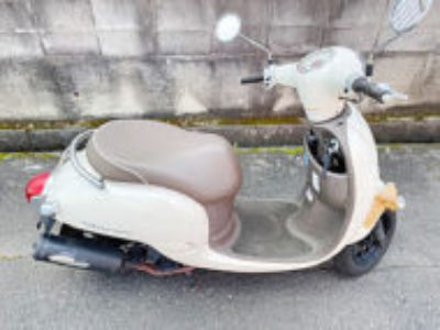 つくば市天久保3丁目で原付バイクのホンダ ジョルノ FIを無料引き取り処分