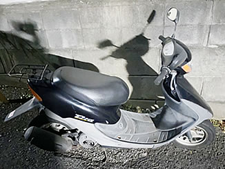 船橋市大穴南2丁目で無料で引き取り処分と廃車をした原付バイクのホンダ ライブDio J