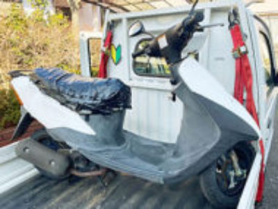 相模原市中央区上溝7丁目で原付バイクのレッツ2を無料で引き取り処分