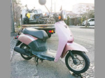 相模原市中央区富士見3丁目で原付バイクのトゥデイを無料引き取り処分