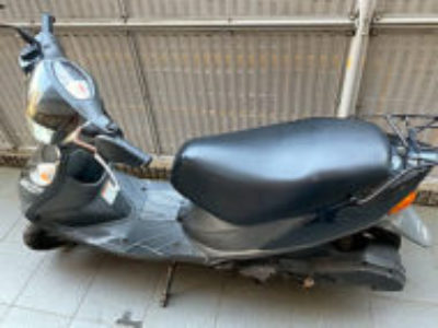 東京都杉並区上高井戸で原付バイクのスズキ アドレスV125Gを無料で引き取り処分しました！