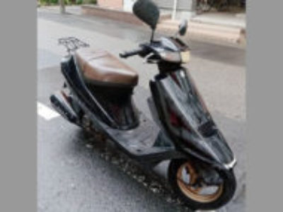 東京都足立区千住河原町で原付バイクのアドレスV100(シートに穴)を無料で引き取り処分と廃車！