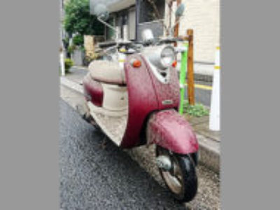 東京都板橋区蓮根で原付バイク ヤマハ ビーノの引き取り処分と廃車を無料で行いました！