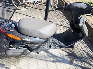 足柄上郡中井町で無料で引き取り処分と廃車をした原付バイクのヤマハ JOG FI