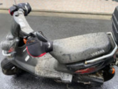 江戸川区一之江で原付バイク ヤマハ BW’S100の引き取り処分と廃車手続きを無料でしました！