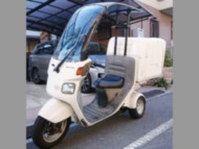 板橋区幸町の原付バイク ジャイロキャノピーの引き取り処分と廃車を無料で行いました！