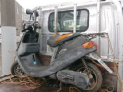 川越市で原付バイクのJOG アプリオを無料引き取りと処分