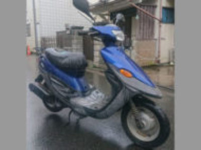練馬区で原付バイクのヤマハ BJ ダークパープリッシュブルーメタリックBを無料で引き取りと処分