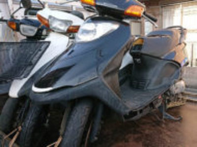 福生市で原付バイクのスペイシー100を無料引き取りと処分