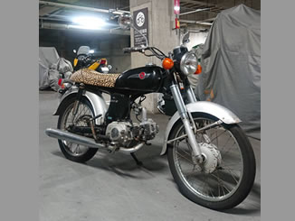 千葉市美浜区高洲で無料で引き取り処分をした原付バイクのベンリィ50S