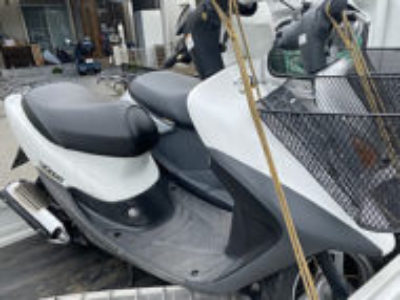 川口市南鳩ヶ谷6丁目で原付バイクのライブDio Jを無料で引き取り処分