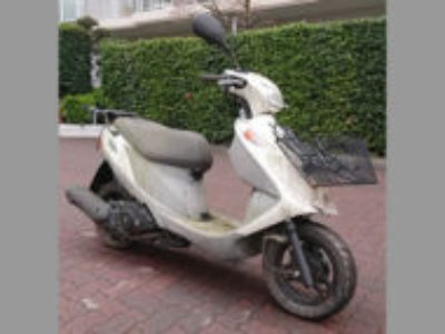 新座市野火止で原付バイクのアドレスV125G パールグラスホワイトNo.2を無料で引き取りと処分をしました