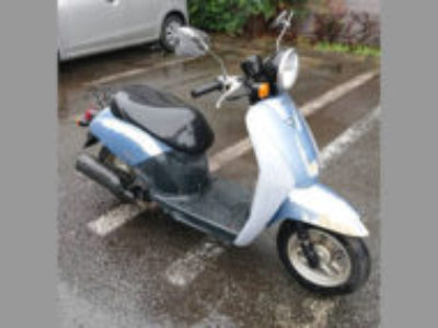 練馬区南大泉で原付バイクのホンダ トゥデイ シリウスブルーメタリックを無料引き取り処分と廃車手続き代行