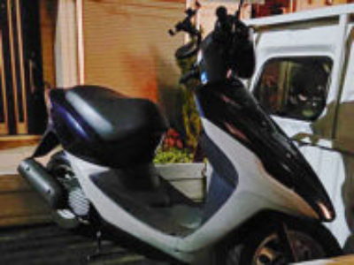 東京都足立区大谷田で原付バイク スマートDio(汚れ・キズ)を無料引き取り処分と廃車！