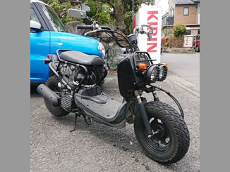 八王子市丹木町で無料引き取り処分と廃車手続き代行をした原付バイクのズーマー