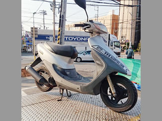 松戸市松戸新田で無料で引き取り処分と廃車をした原付バイクのライブDio