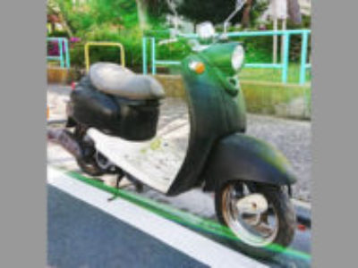 東京都足立区扇で原付バイクのヤマハ ビーノ2ストを無料で引き取り処分と廃車代行しました