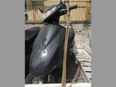 川口市里で原付バイクのDio FIを無料引き取り処分と廃車