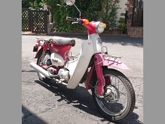調布市若葉町で無料で引き取り処分と廃車をした原付バイクのリトルカブ