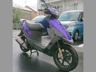 横浜市戸塚区戸塚町で無料で引き取り処分と廃車をした原付バイクのスズキ ZZ