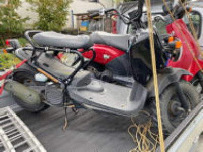 群馬県高崎市で原付バイクのホンダ ズーマー(BA-AF58型)を無料で引き取り処分と廃車手続き代行