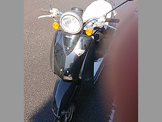 2022年2月11日 埼玉県越谷市で無料で引き取り処分をした原付バイク 初代トゥデイ(AF61) パールプロキオンブラック
