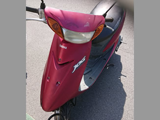江戸川区で引き取りと処分をした原付バイク ヤマハ リモコンJOG(BB-SA16J) ダルレッドメタリックD