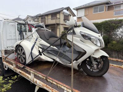 スズキ　スカイウェーブ２５０　トライク　千葉県市原市平田無料処分