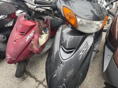 東京都練馬区谷原にてヤマハJOG 2台を無料廃車いたしました